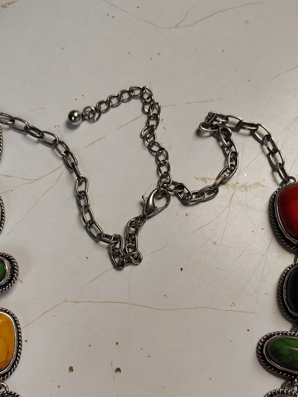 Laci Lariat Necklace Squash Blossoms 27